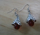 Red earring set