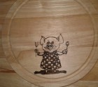 Piggy chopping board